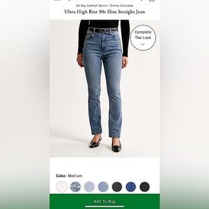 Abercrombie 90s slim straight 25L